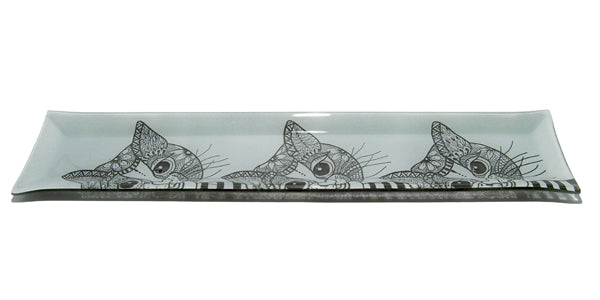 Cat Long Snack Plate