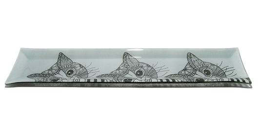 Cat Long Snack Plate