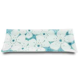 Round Flower Medium Snack Plate