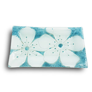 Round Flower Small Snack Plate