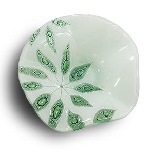 Moss Leaves Small Wavy Bowl