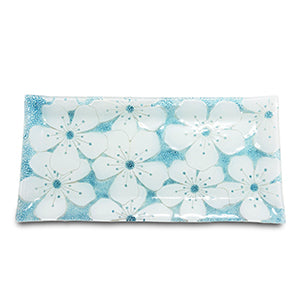 Round Flower Wide Snack Plate