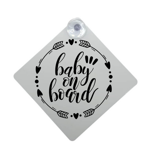 Personalise- Baby on Board Sign