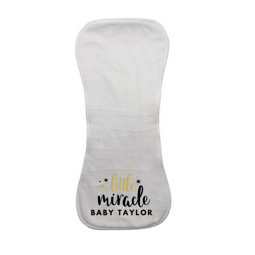 Personalised- Baby Burp Cloth