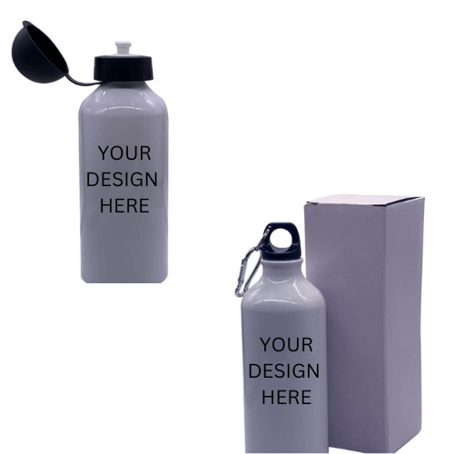 Personalise- 600ml Water Bottle Aluminium