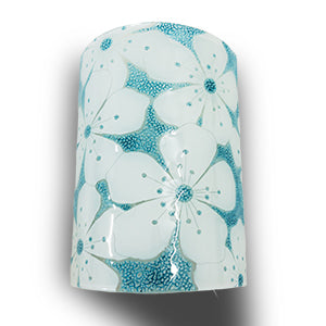 Round Flower Candle Screen